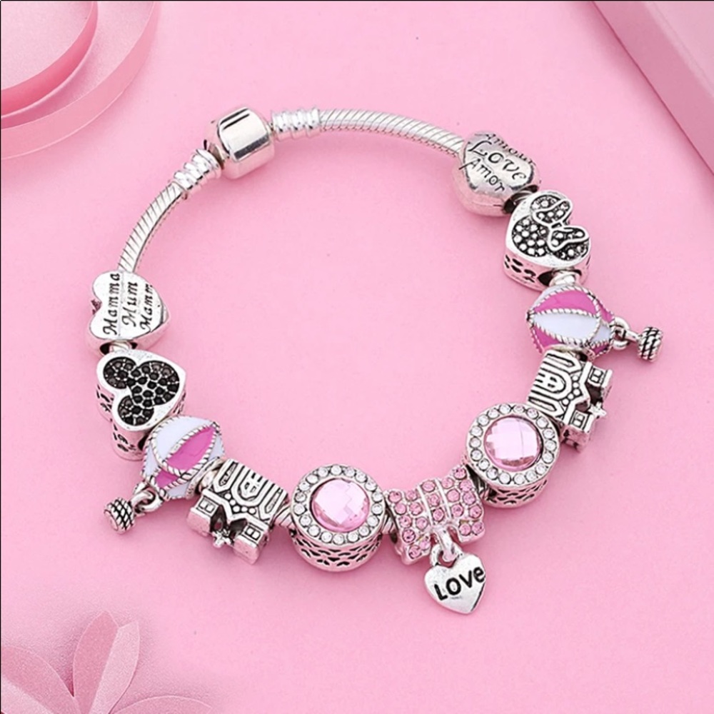 COPY - 🐭Minnie  mouse beaded bracelets🐭